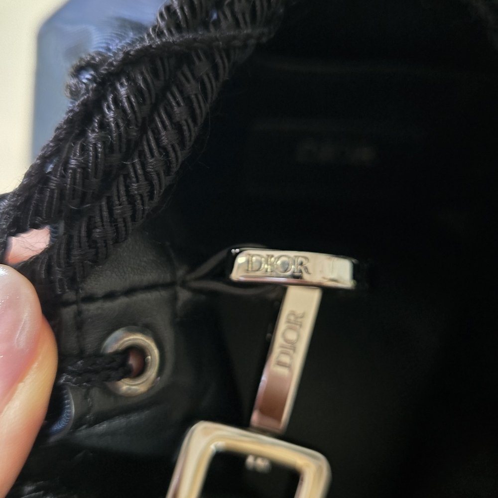 Authentic Dior Drawstring Bucket Bag - Picture 5 of 6
